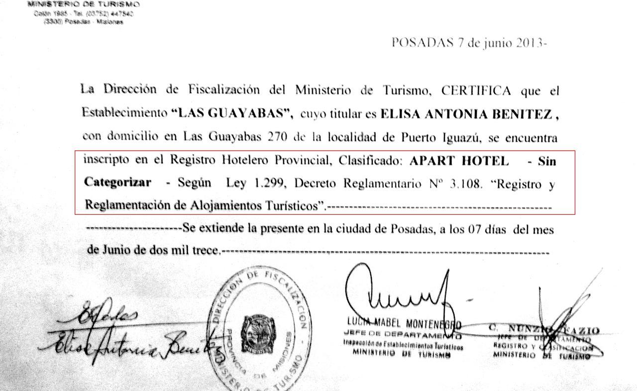 Apart Hotel Las Guayabas プエルト・イグアス エクステリア 写真